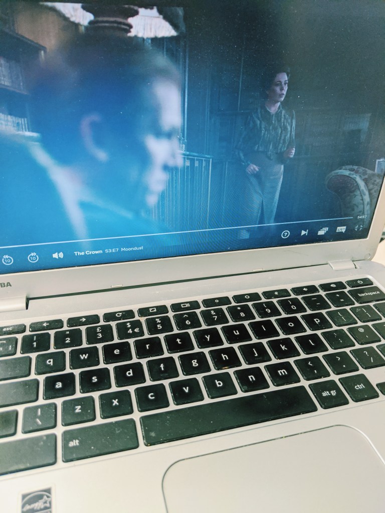 Streaming your favourite show on a portable device where you need distraction from a monotonous task might help you get the job done.